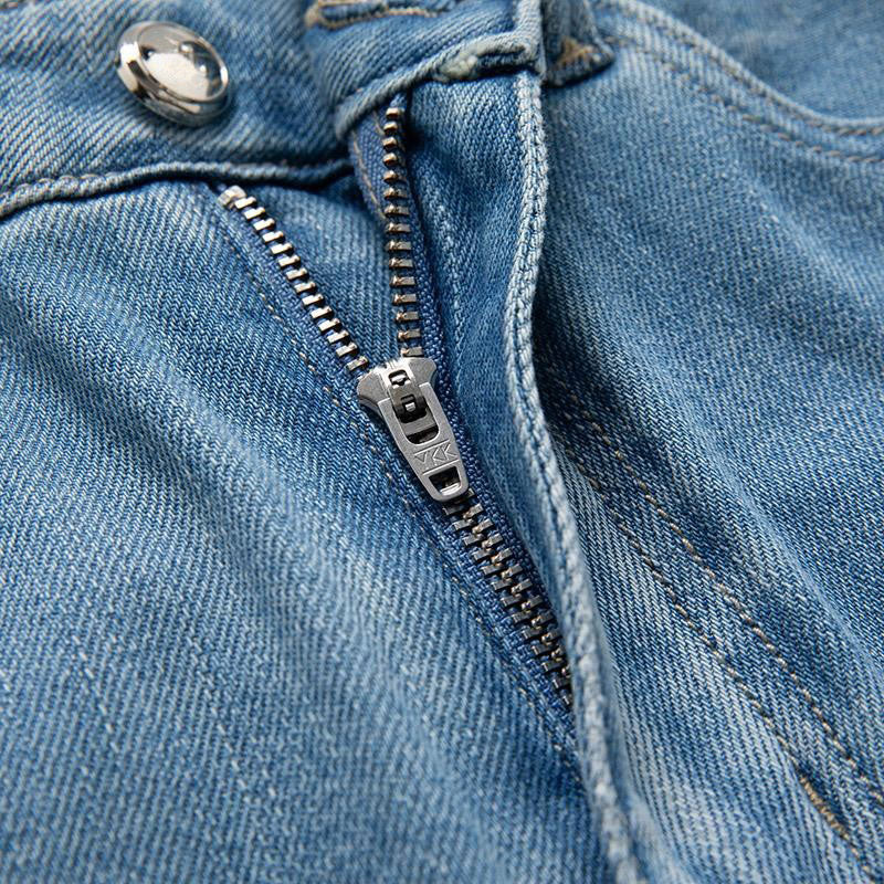 Risen Jeans Organza Patchwork Floral-Embroidered Bootcut Jeans