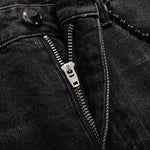 Risen Jeans Pearl-Beaded & Rhinestones-Transferred Embroidered Jeans