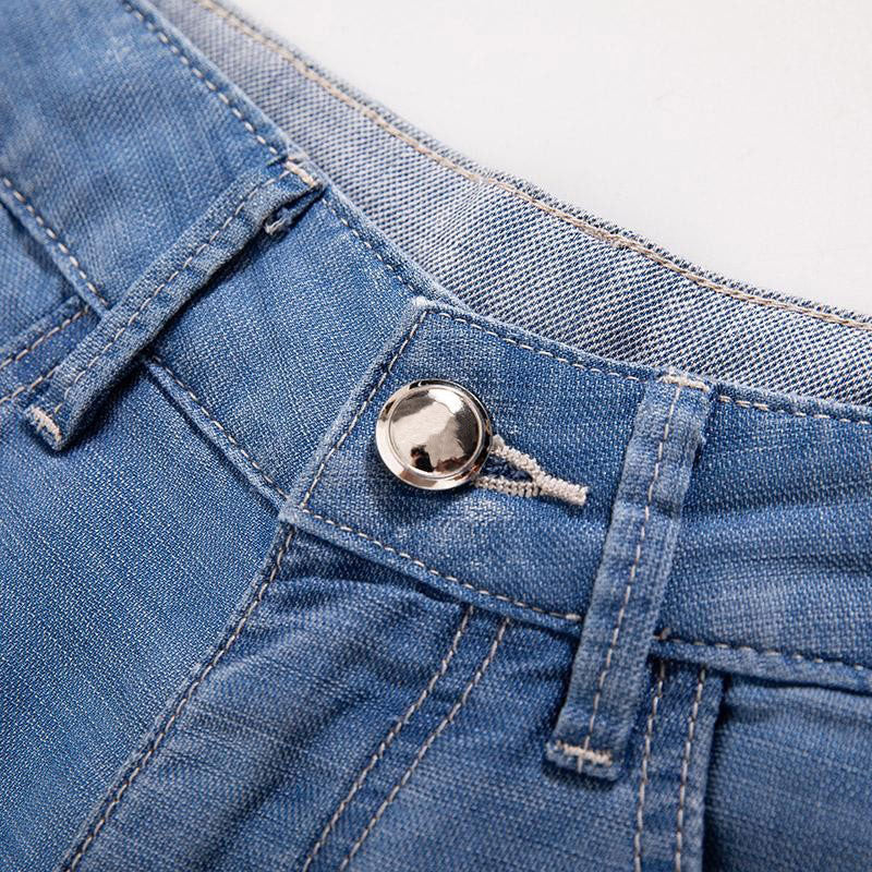 Risen Jeans Butterfly Floral Embroidered Cut-Outs Ombré Jeans