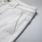 Pearl-Embellished Asymmetric Cut-Out Shorts