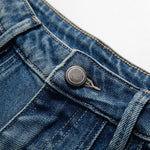 Risen Jeans Floral Embroidered Cut-Out Baggy Jeans