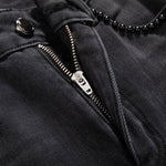 Risen Jeans Rhinestones & Pearls Embroidery Patchwork Ankle Jeans