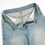 Mud WashedOversized Faded Ripped Jeans