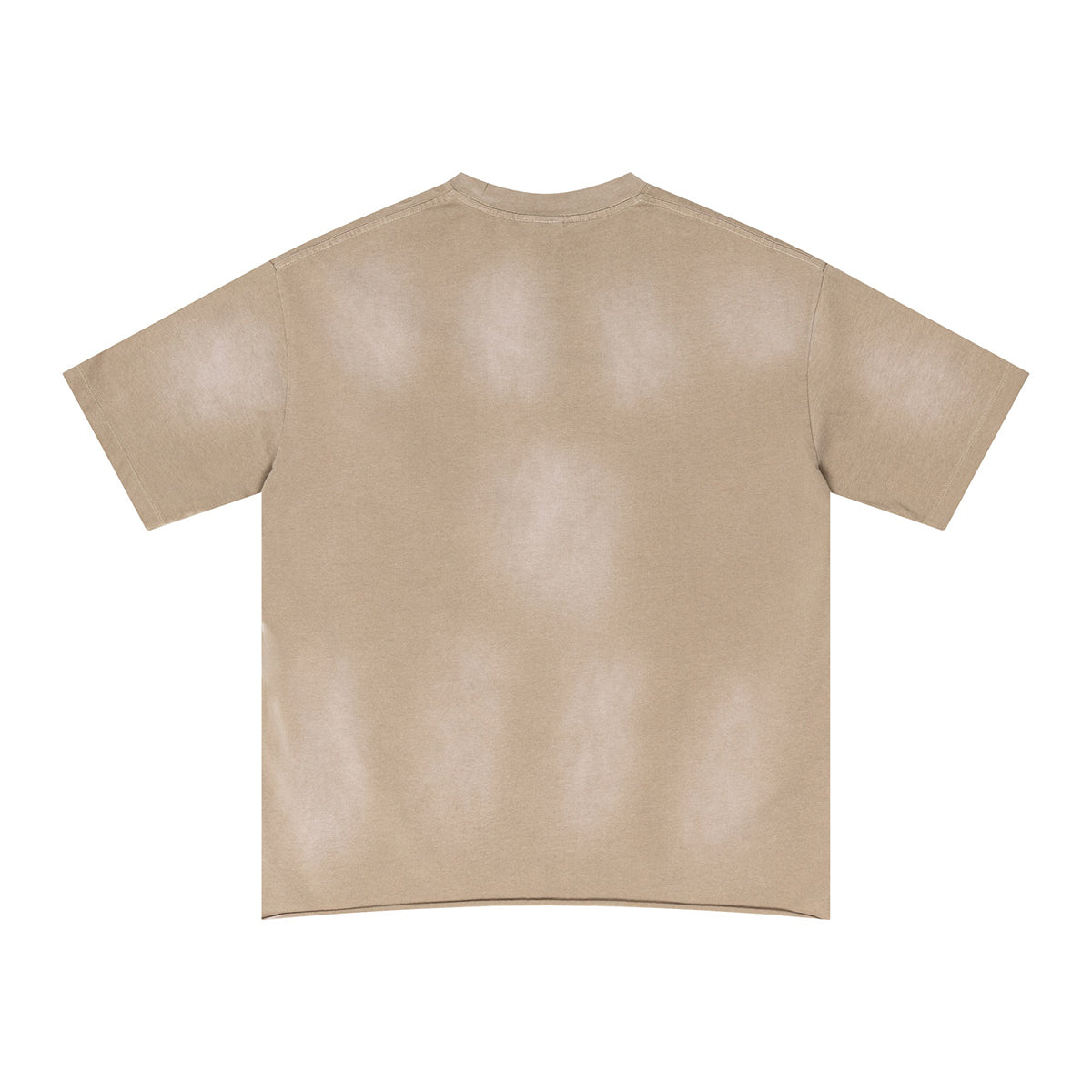 Raw Hem Painted Baggy T Shirt 8.55oz