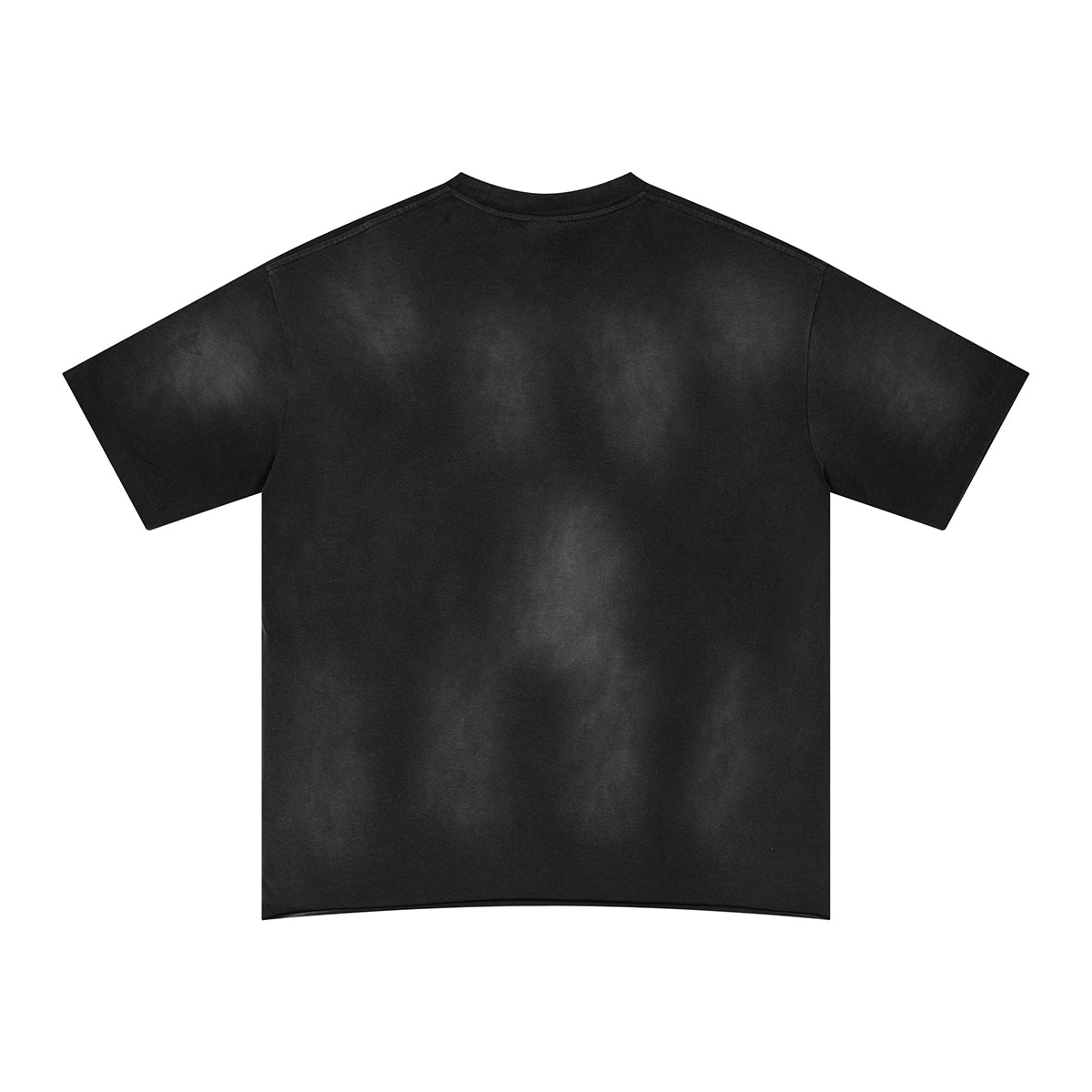 Raw Hem Painted Baggy T Shirt 8.55oz