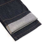 Loose Fit Denim Cargo Trousers