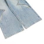 Y2K Hollow Out Patchwork Ripped Jeans