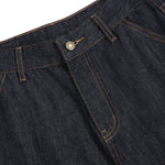 Loose Fit Denim Cargo Trousers