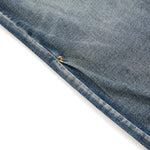 Vaqueros plisados de pierna ancha para hombre