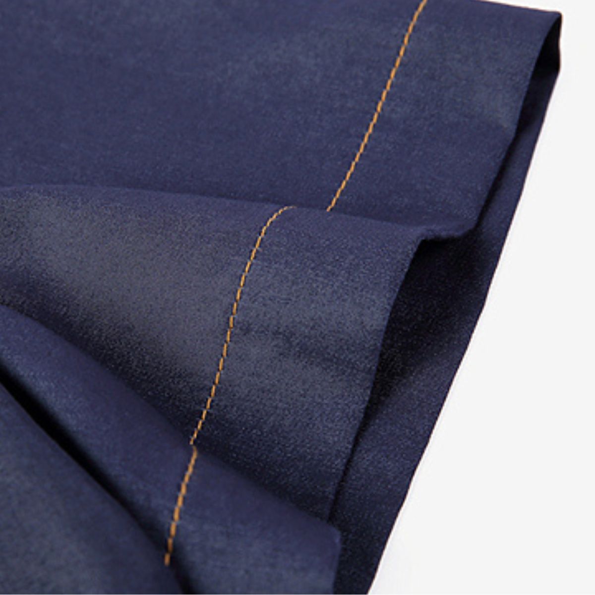 Vestido camisero midi de mezclilla plisado de gran tamaño