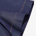 Vestido camisero midi de mezclilla plisado de gran tamaño