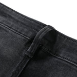 Risen Jeans Pearl-Embellished Embroidered Patchwork Cut-Out Jeans