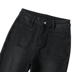 Risen Jeans Pearl-Embellished Embroidered Patchwork Cut-Out Jeans