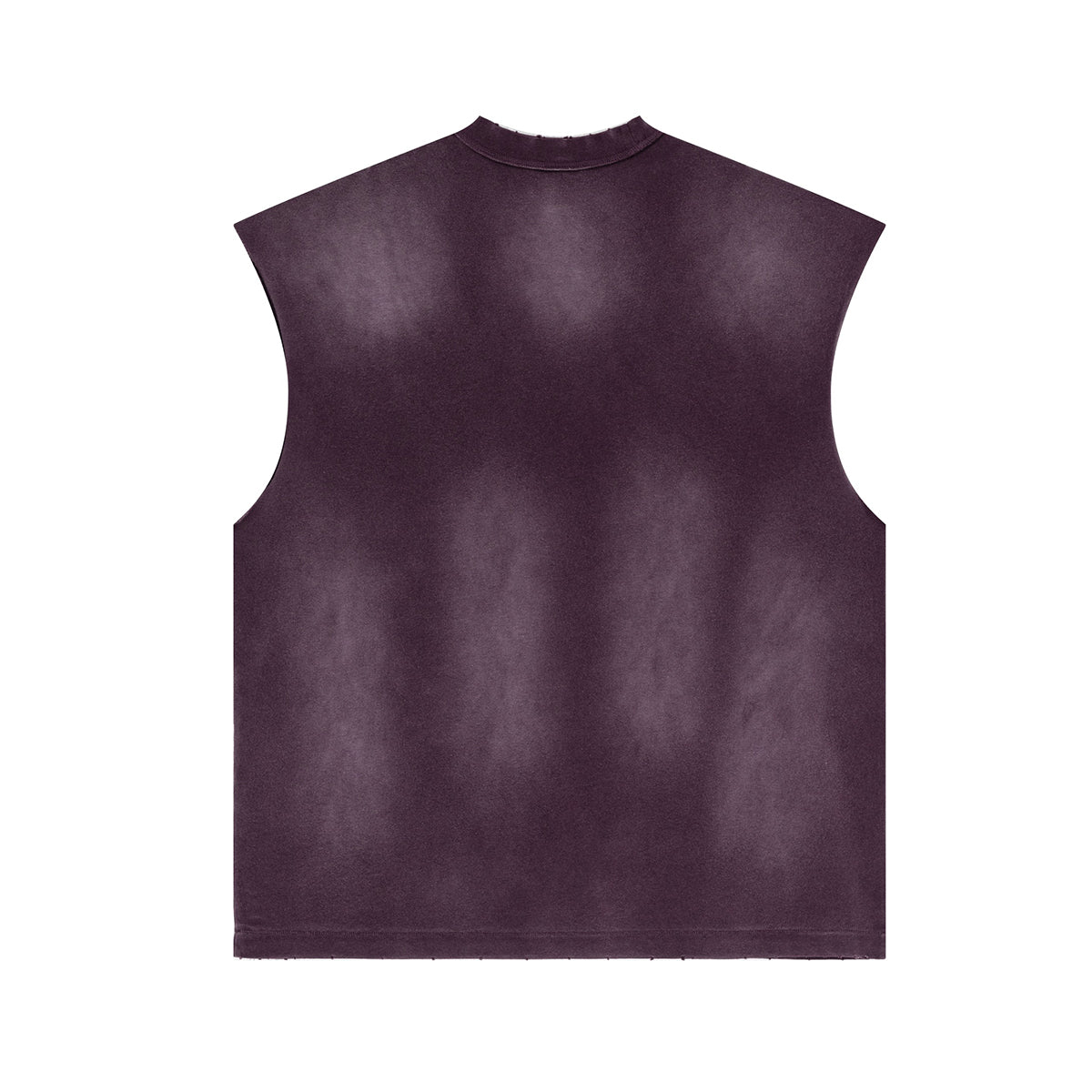 Raw Edge Distressed Muscle Tank 8.55oz