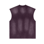 Raw Edge Distressed Muscle Tank 8.55oz