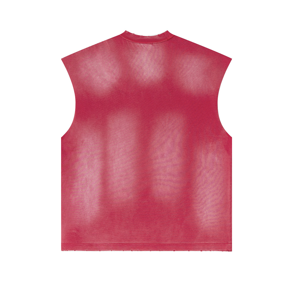 Raw Edge Distressed Muscle Tank 8.55oz