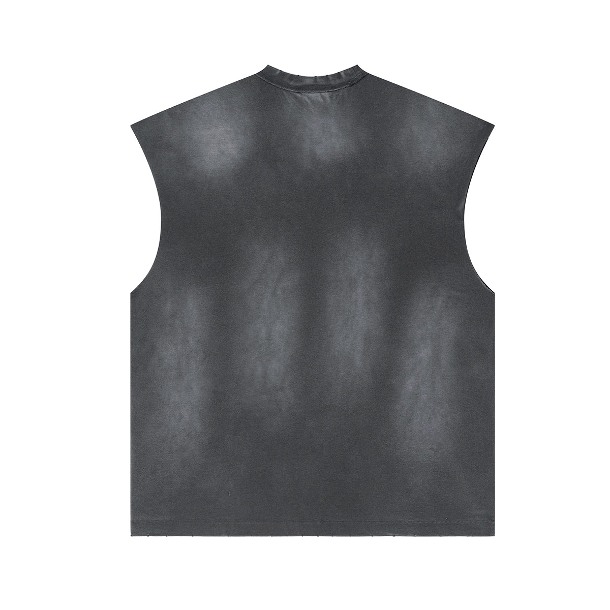 Raw Edge Distressed Muscle Tank 8.55oz