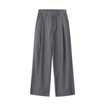 Pantalones anchos plisados