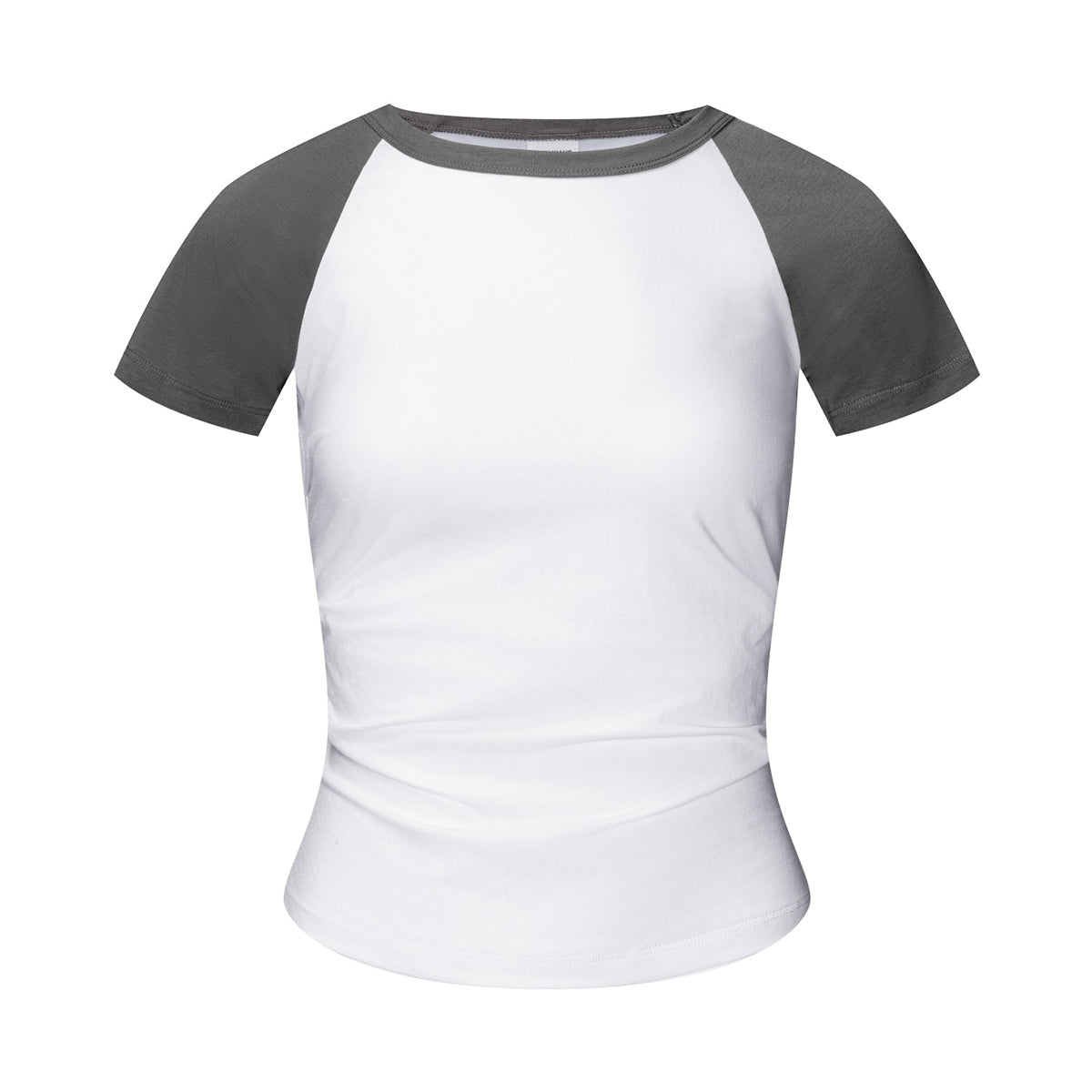 Raglan Cotton Pleated-Waist Tee 4.5oz