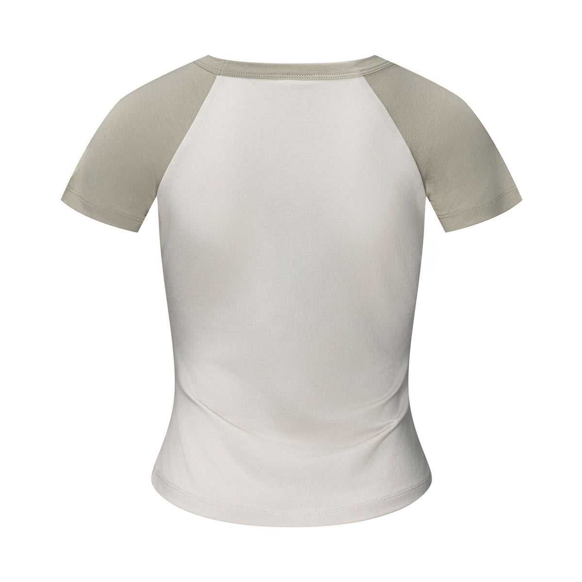 Raglan Cotton Pleated-Waist Tee 4.5oz