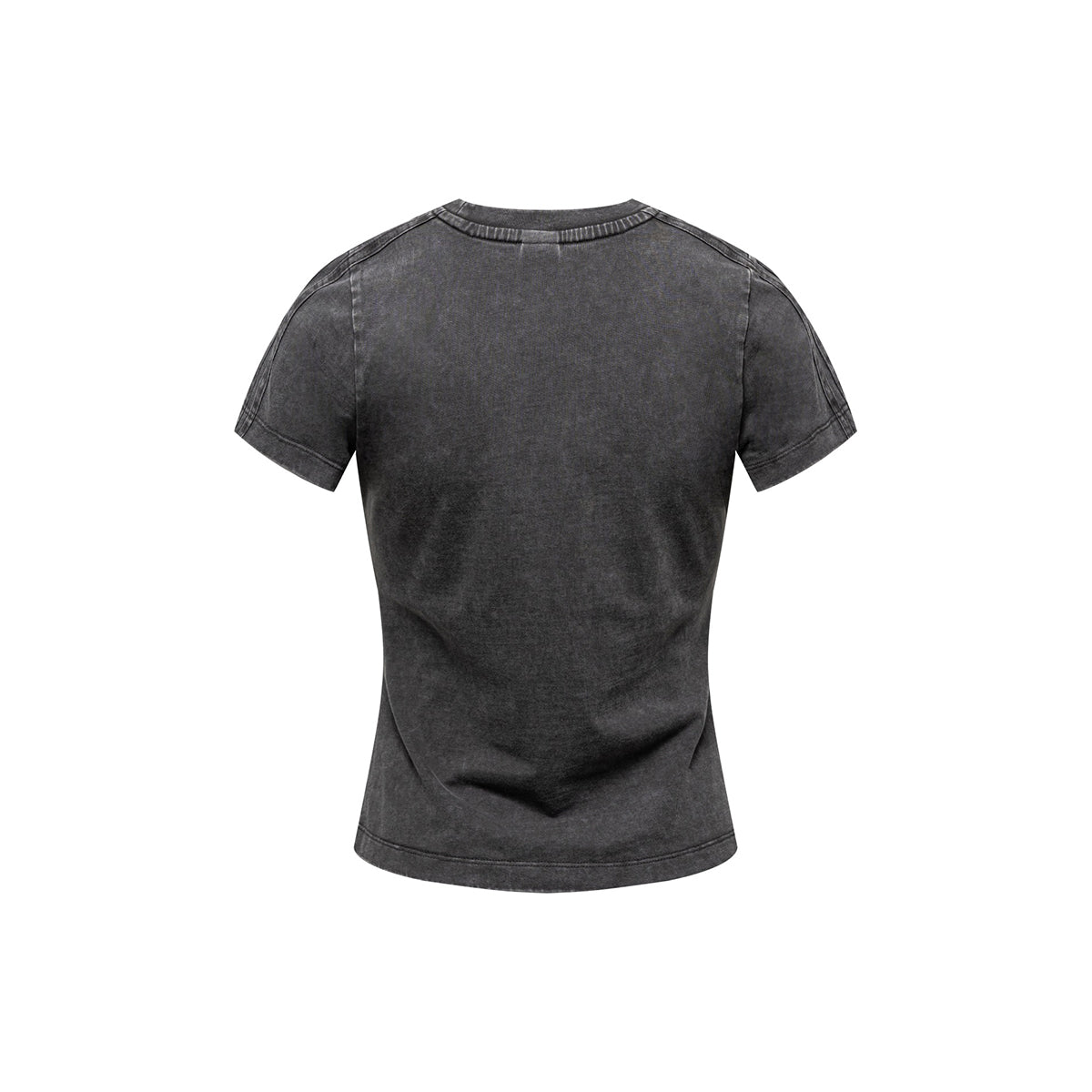 Washed Cotton Pleated Waist Tee 8.55oz