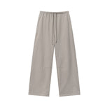 Solid Color Loose Fit Trousers
