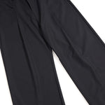 Wide Leg Single Pleat Trousers