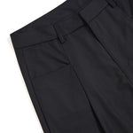 Wide Leg Single Pleat Trousers