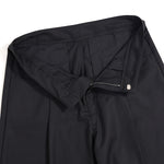 Wide Leg Single Pleat Trousers