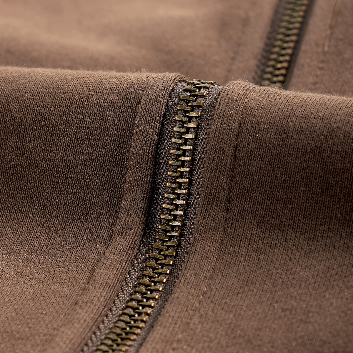 Minimalist Stand Collar Zip Up Sweatshirt