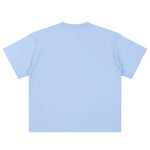 Relaxed Fit Boxy Solid Color Minimal Tee
