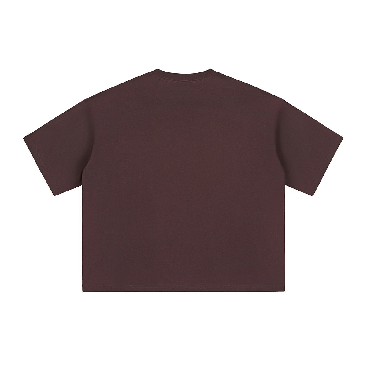 Plain Color Boxy Cotton T Shirt 6.9oz