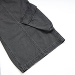 Dark Gray Cargo Cropped Pants