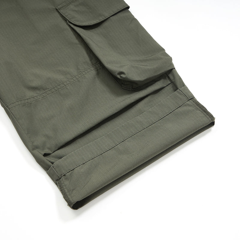 Straight Leg Cargo Cropped Pants