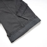 Dark Gray Cargo Cropped Pants