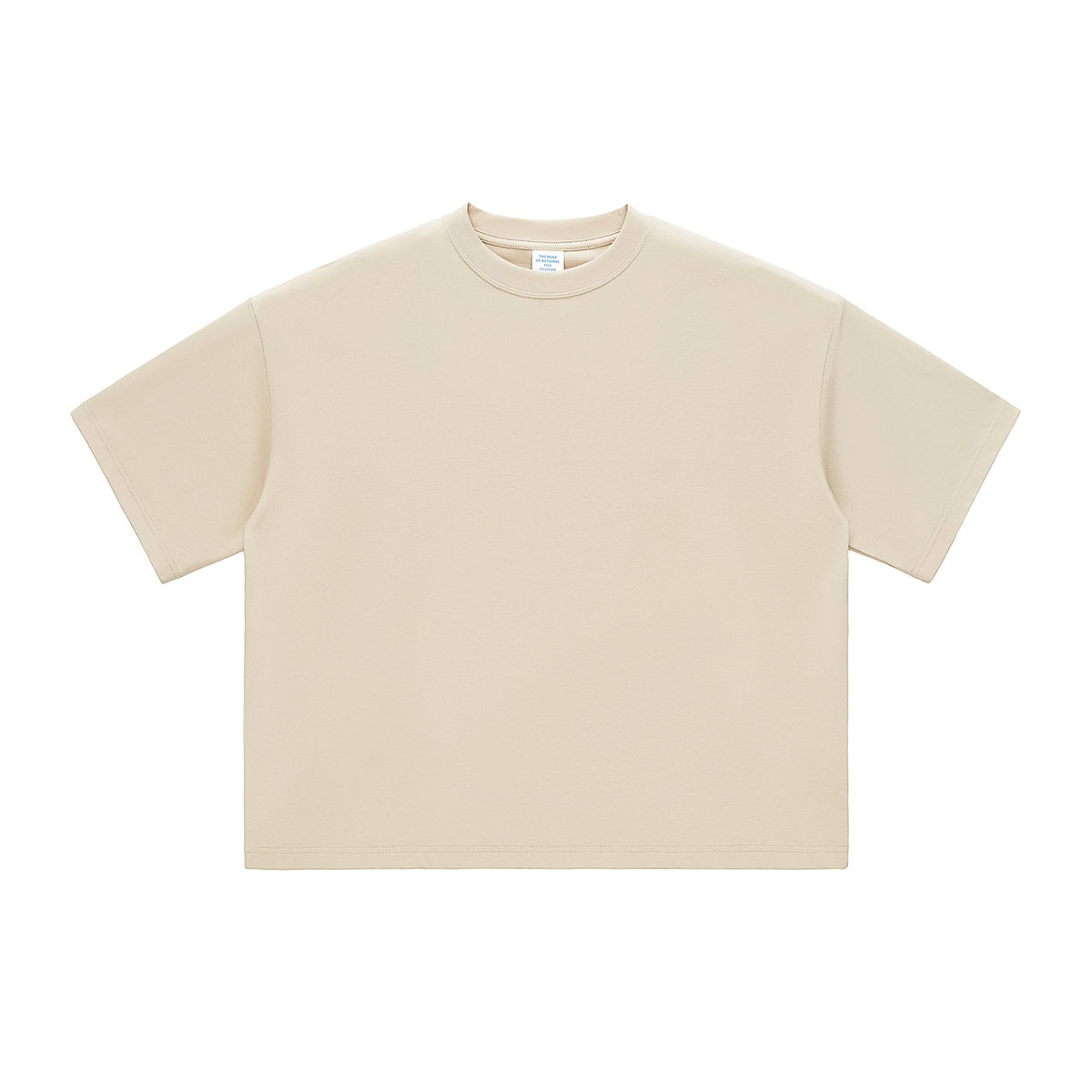 Plain Color Boxy Cotton T Shirt 6.9oz