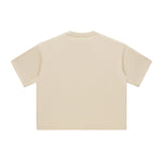 Plain Color Boxy Cotton T Shirt 6.9oz