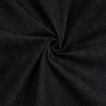 Pantalones cortos de mezclilla con orillo negro