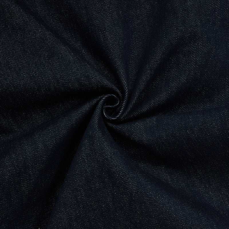 Pantalones cortos de mezclilla con orillo y pernera de barril