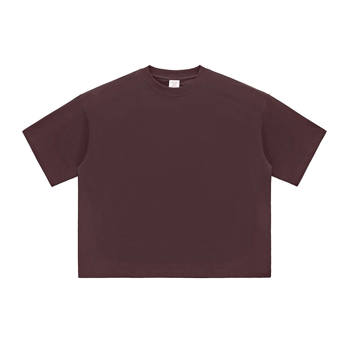 Plain Color Boxy Cotton T Shirt 6.9oz