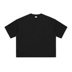 Plain Color Boxy Cotton T Shirt 6.9oz