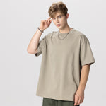 Heavyweight Solid Color Baggy Cotton Tee 9.15oz