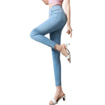 Slim Fit High-Waisted Capri Jeggings