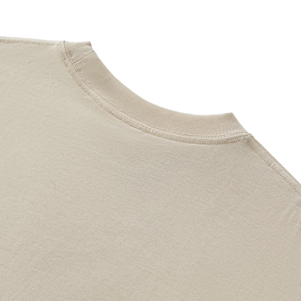 Plain Color Boxy Cotton T Shirt 6.9oz