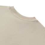 Plain Color Boxy Cotton T Shirt 6.9oz