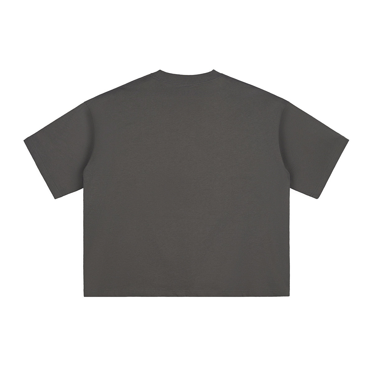 Plain Color Boxy Cotton T Shirt 6.9oz