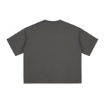 Plain Color Boxy Cotton T Shirt 6.9oz