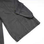 Dark Gray Cargo Cropped Pants