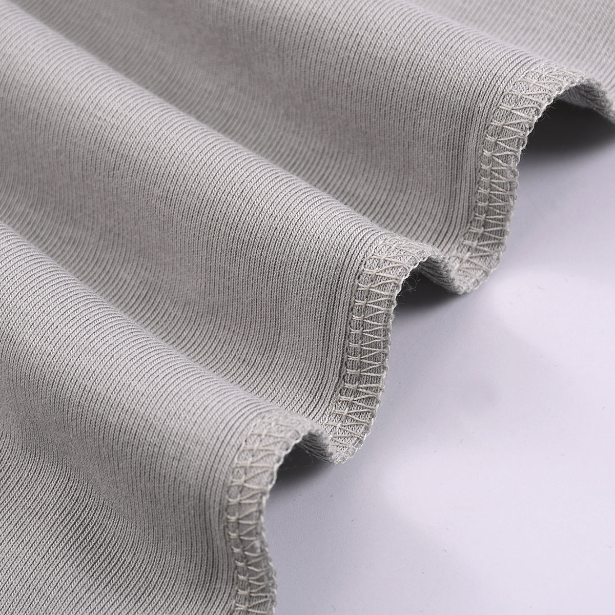 Solid-Color V-Neck Cotton T-Shirt 215gsm