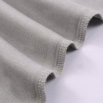 Solid-Color V-Neck Cotton T-Shirt 215gsm